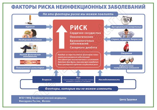 Факторы риска неинфекционных заболеваний