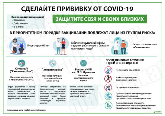 Сделай прививку от Коронавируса горизонтальный